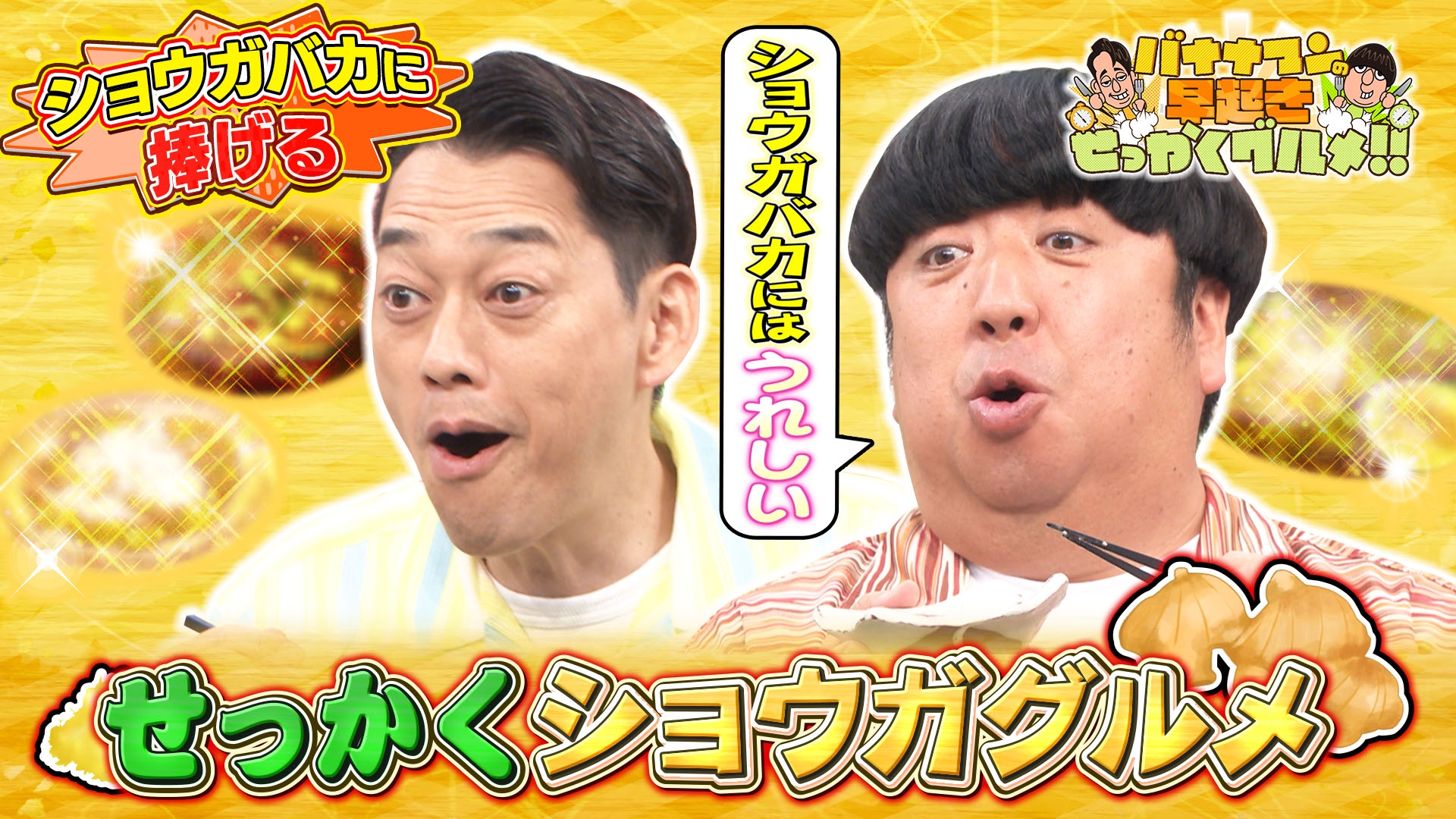 無料テレビでバナナマンの早起きせっかくグルメ!!を視聴する
