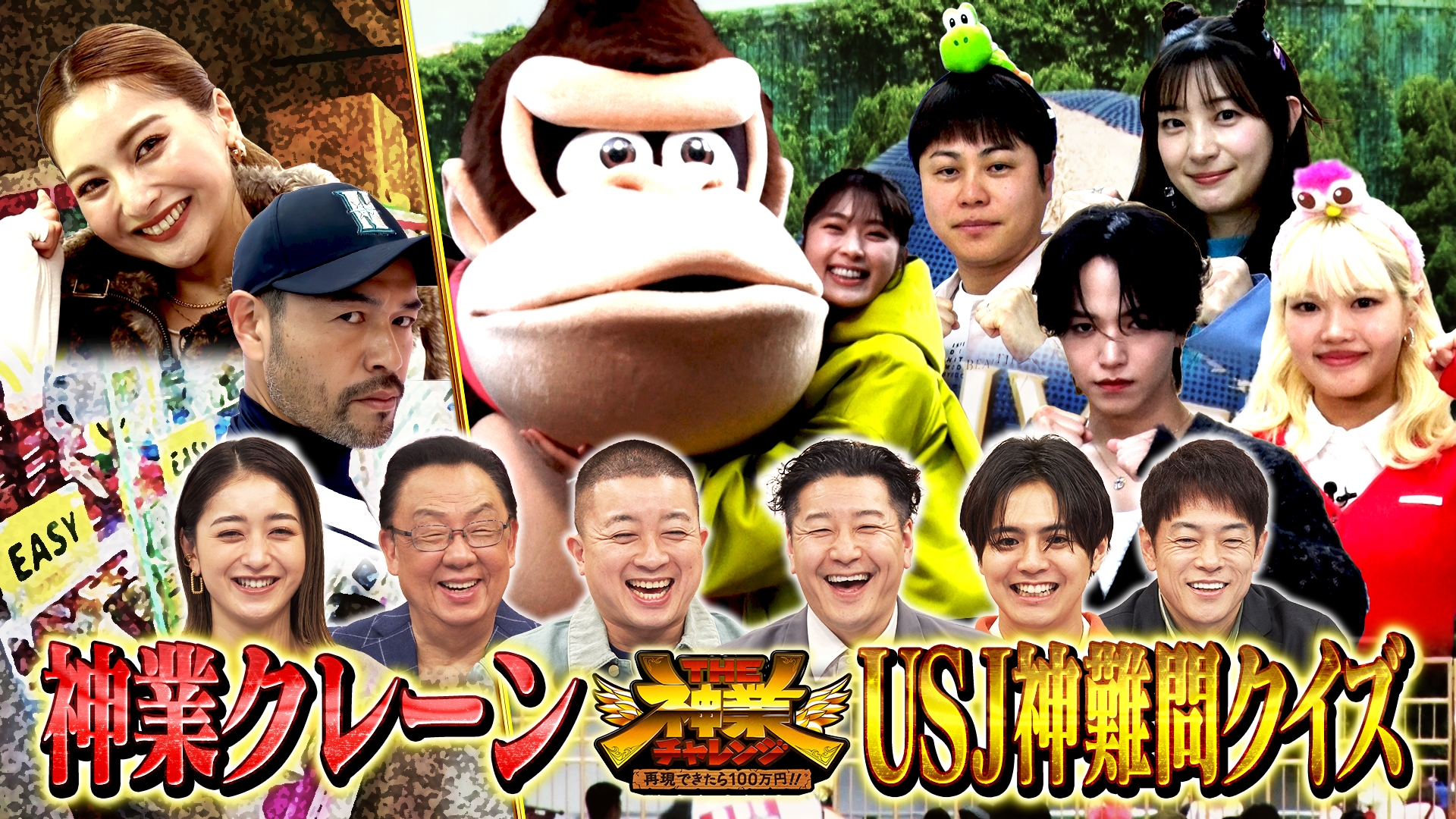 無料テレビでTHE神業チャレンジ 再現できたら100万円を視聴する