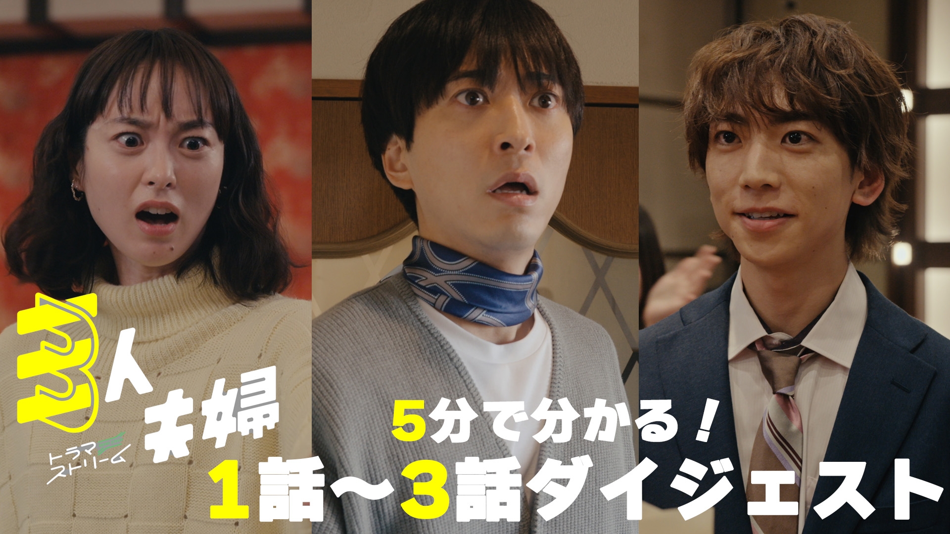 無料テレビで三人夫婦 ダイジェストを視聴する