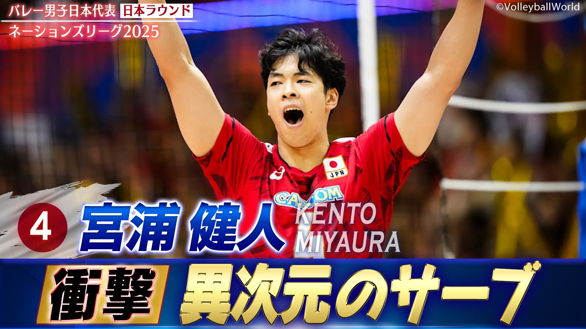 2025 男子バレー ネーションズリーグ 宮浦健人 3XL 4L ユニフォーム 2025 男子バレー ネーションズリーグ 宮浦健人 3XL 4L ユニフォーム