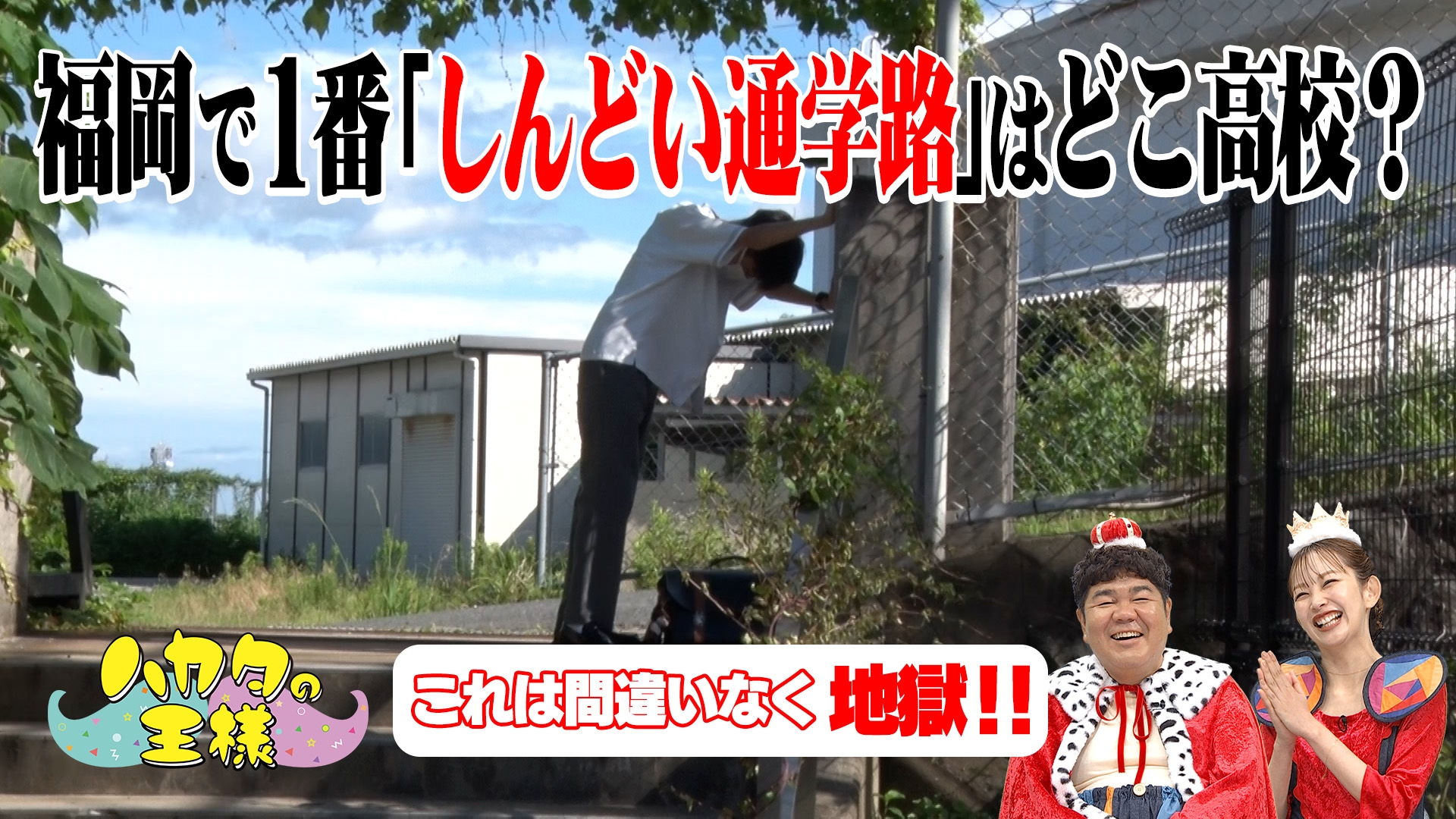 無料テレビでハカタの王様「福岡センバツしんどい通学路選手権２０２５」を視聴する