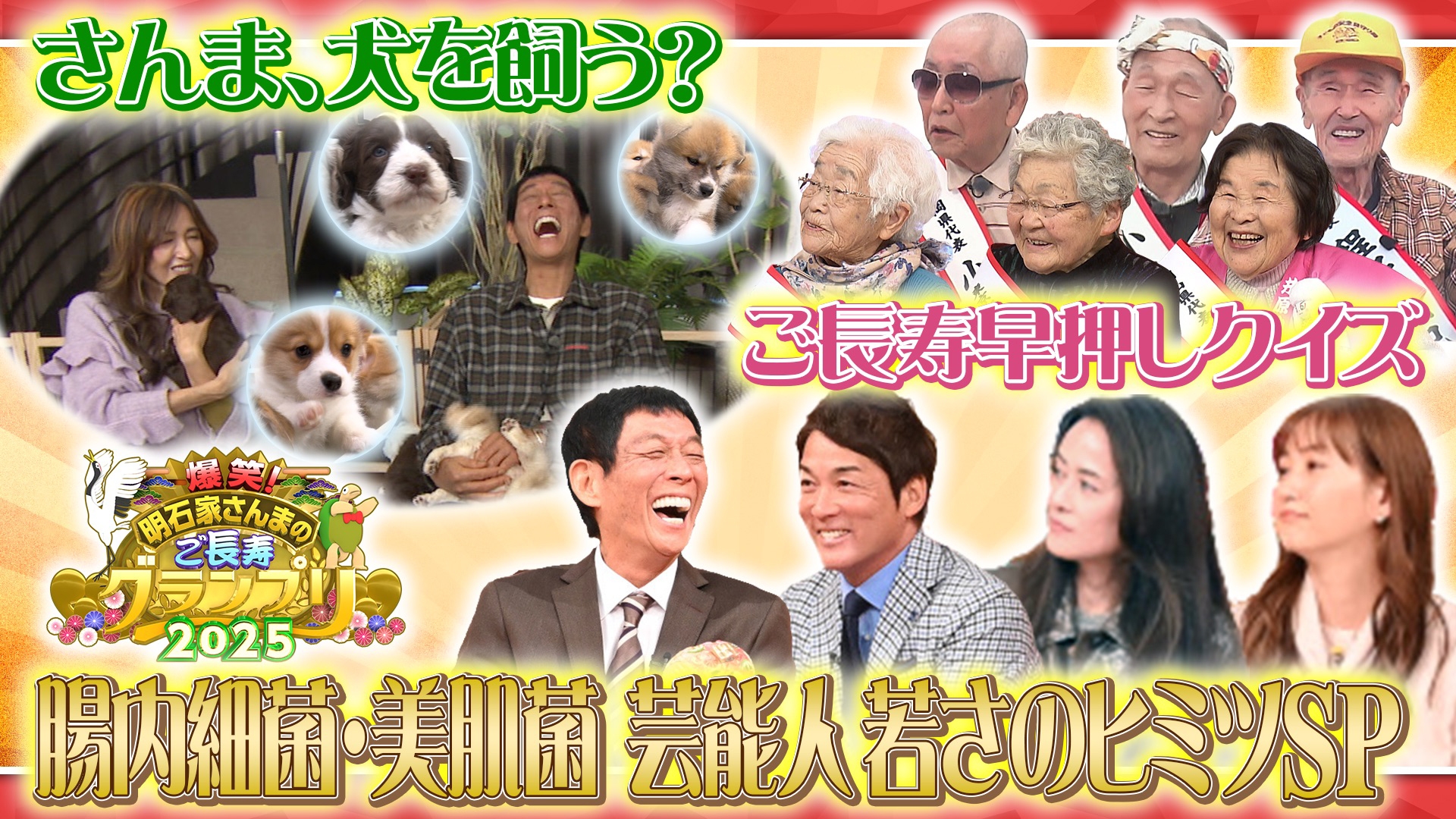 無料テレビで明石家さんまのご長寿グランプリ2025を視聴する